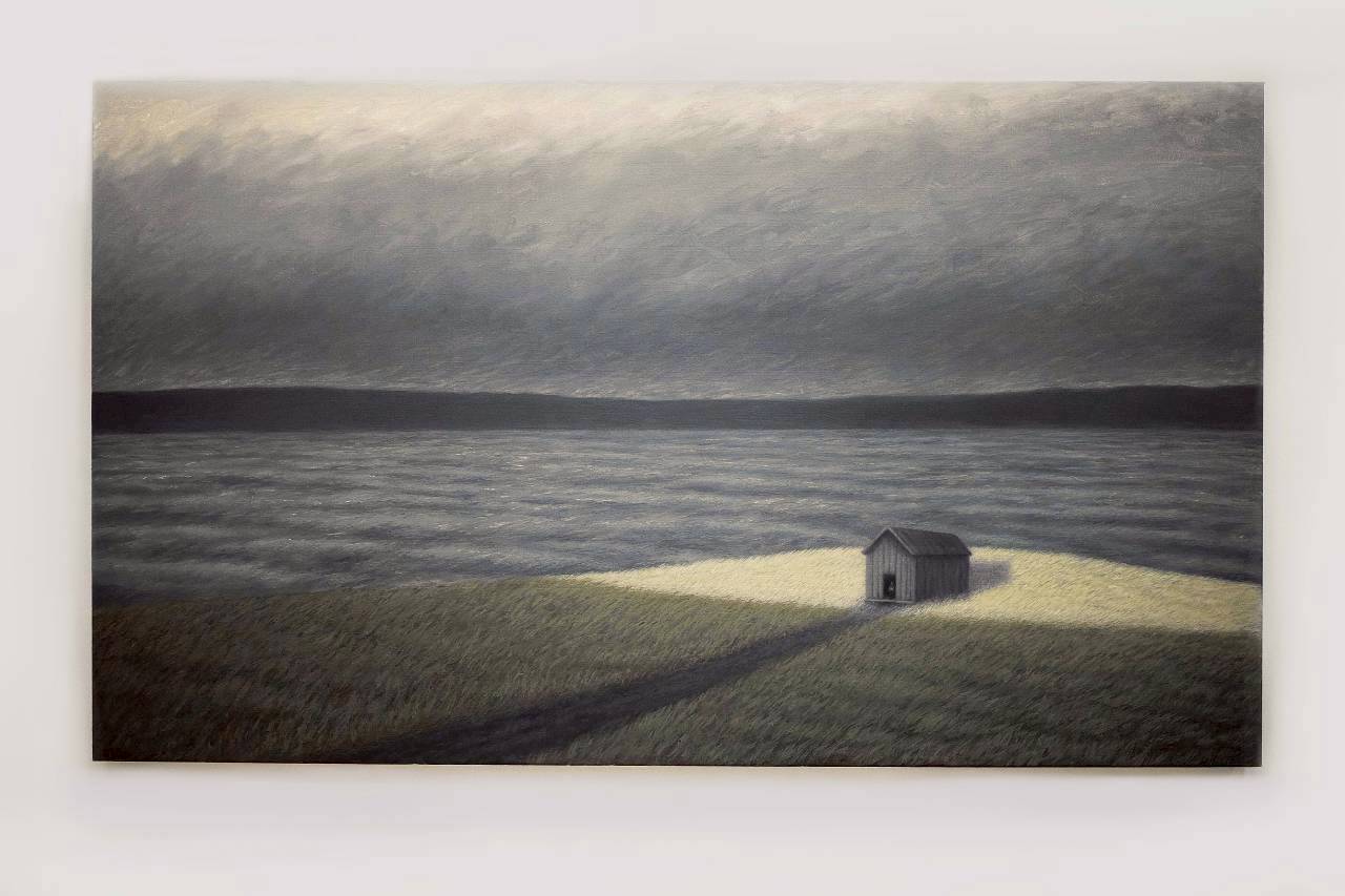 NG CHUN HO - Original Oil Painting - Shelter - Size 120cm * 70cm